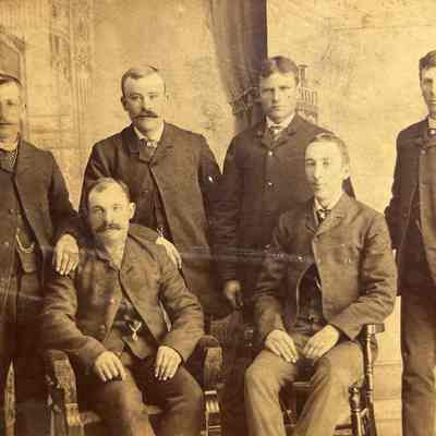 German settlers of Plymouth, Wisconsin, who resettled in Bohnsack Township in Traill County, Dakota Territory