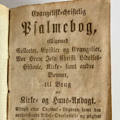 1861 EvangeliSk christelig Salmebog (Norwegian: Evangelical Hymn Book)