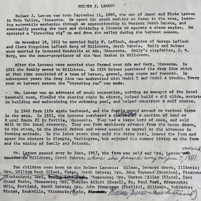 Page on Helmer