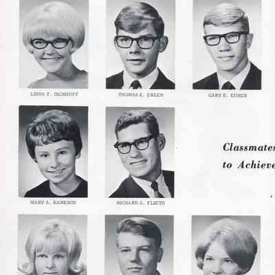 Hillsboro High School 1968 Yearbook: Class of 1968 Senior photographs on page 18
