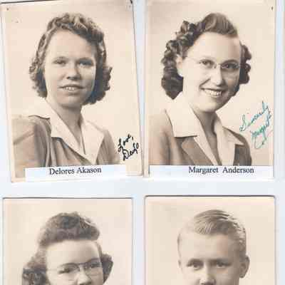 Hillsboro High School 1942 Class Album: Class of 1942 Senior photographs, page 1