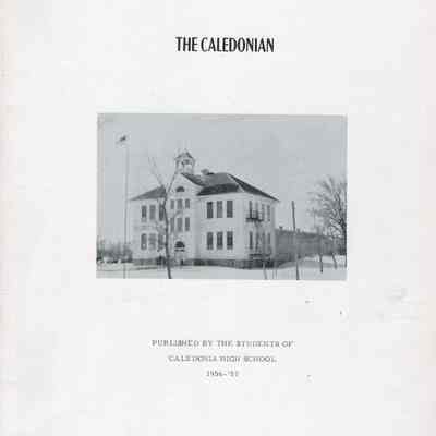 Caledonia High School 1957 Yearbook: Title, page 1