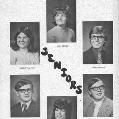 Hatton High School 1973 Yearbook: Class of 1973 Senior photographs on page 54