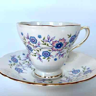 Cup and Saucer - Donated by Carolyn (Mrs. Ronald) Gadberry