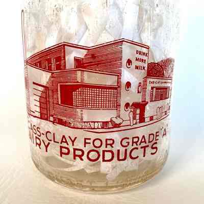 Cass-Clay Milk Bottle