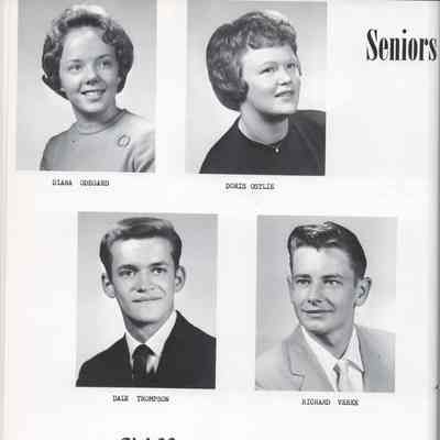 Hatton High School 1963 Yearbook: Class of 1963 Senior photographs, page 3