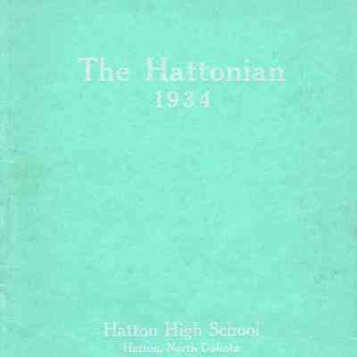 Hatton High School 1934 Yearbook