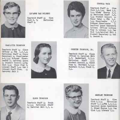 Hatton High School 1957 Yearbook: Class of 1957 Senior photographs, page 4