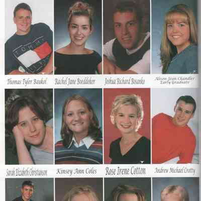 Hillsboro High School 2000 Yearbook: Class of 2000 Senior photographs, page 1