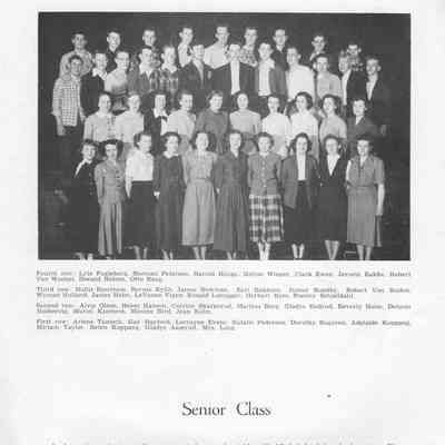 Mayville High School 1949 Yearbook: Senior Class photograph, page 19