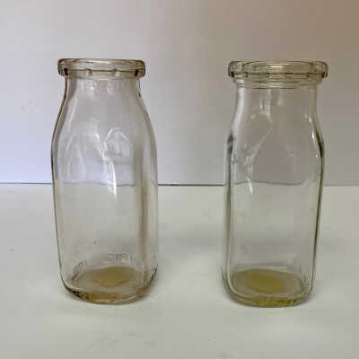 Two Glass Pint Jars