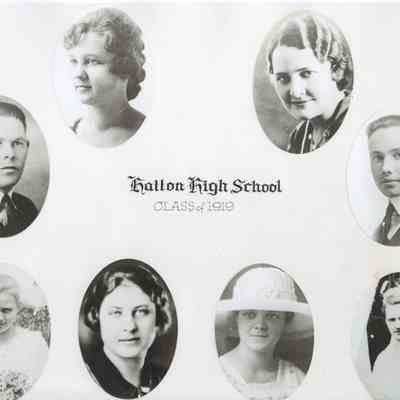 Hatton High School 1919 Class list & photo