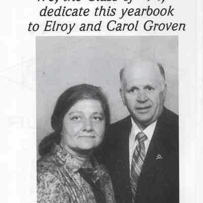 Hatton High School 1994 Yearbook: Dedication, page 2