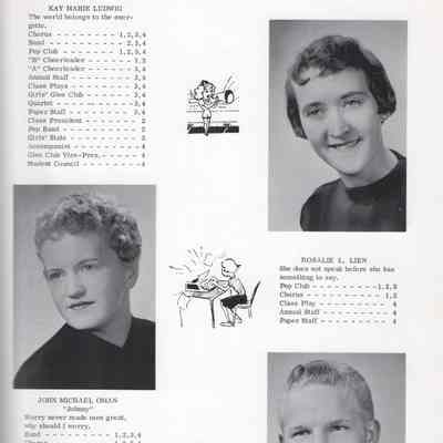 Hillsboro High School 1958 Yearbook: Class of 1958 Senior photographs, page 17