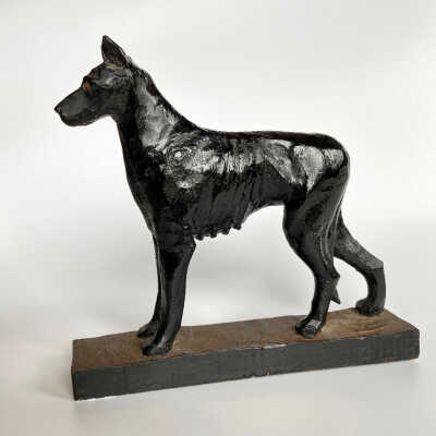 Hand-Carved Dog Figurine - McGee