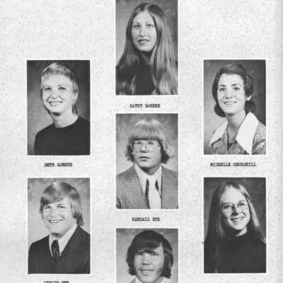 Hatton High School 1974 Yearbook: Class of 1974 Senior photographs, page 1