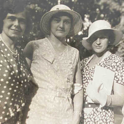Four Women (First Names on Back of Photo)