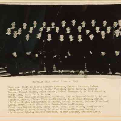 Mayville High School 1945 Class Photo