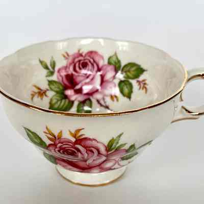 Cup and Saucer - Donated in memory of Esther (Mrs. Morris) Larson
