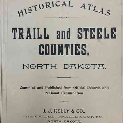 Traill & Steele Counties, North Dakota, Atlas, 1892