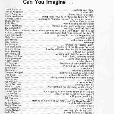 Hillsboro High School 1980 Yearbook: 1980 Yearbook Senior Class List on page 93