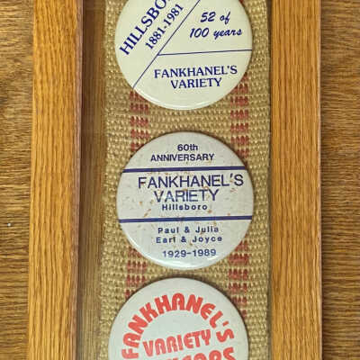 Fankhanel Anniversary Button Plaque