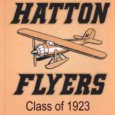 Hatton High School 2022 All School Reunion: Reunion book cover for Class of 1923 list & photo