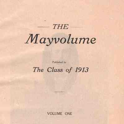 Mayville High School 1913 Yearbook: Title page