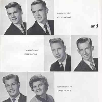 Mayville High School 1963 Yearbook: Senior photos, page 54