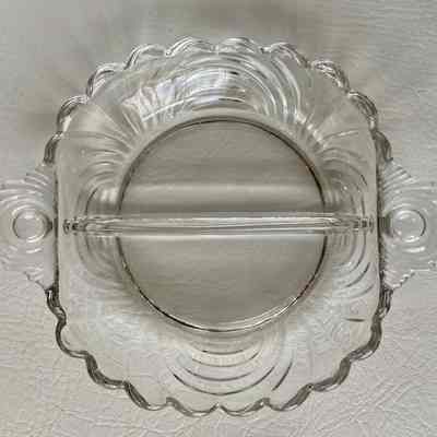 Glass Relish Dish