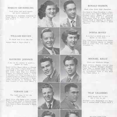 Hillsboro High School 1949 Yearbook: Class of 1949 Senior photographs, page 2