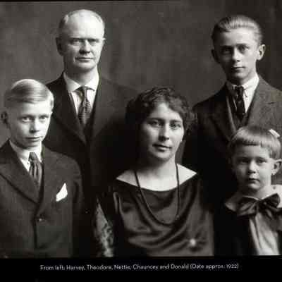 2015 Kaldor Reunion Book: Theodore and Nettie with Chauncey, Harvey and Donald