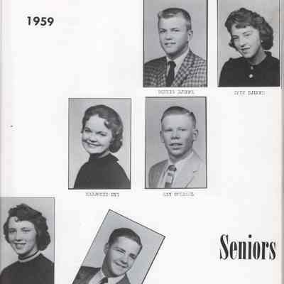 Hatton High School 1959 Yearbook: Class of 1959 Senior photographs, page 2