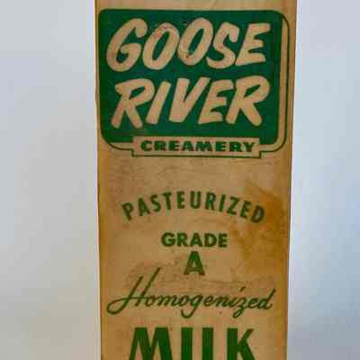 Goose River Creamery Milk Carton