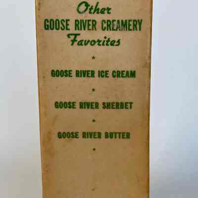 Goose River Creamery Milk Carton