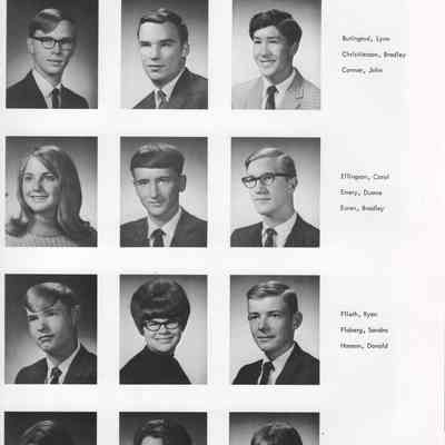 Hillsboro High School 1969 Yearbook: Class of 1969 Senior photographs on page 53