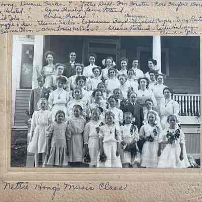Nettie Hong’s Music Class - about 1909