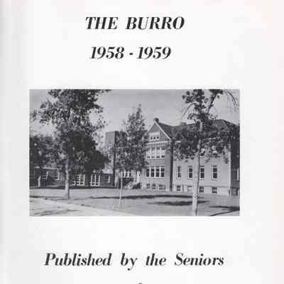 Hillsboro High School 1959 Yearbook: Inside title page