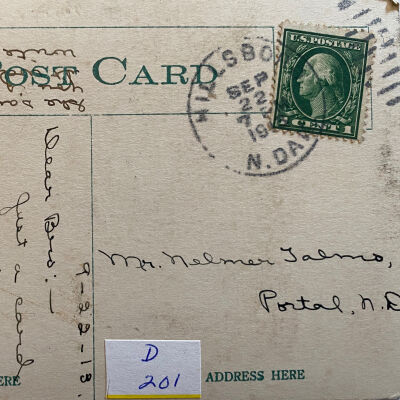 Postcard - Hillsboro Dam, Hillsboro, ND
