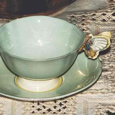 Cup and Saucer - Donated by Beatrice (Mrs. Harold) Anderson