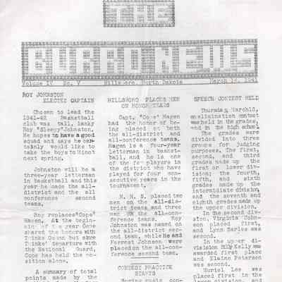 Hillsboro High School 1941 News (Mar-May)
