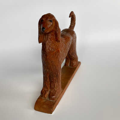 Hand-Carved Dog Figurine - McGee