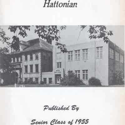 Hatton High School: 1955 Yearbook title page