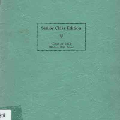 Hillsboro High School 1933 Yearbook