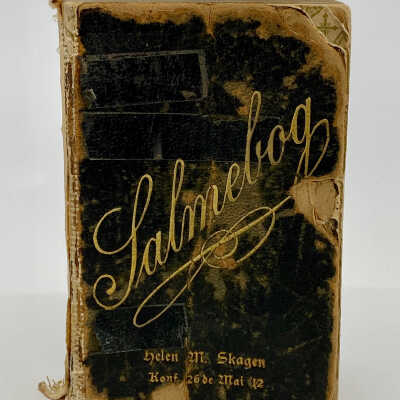 Salmebog (Psalm Book Norwegian) for Helen M. Skagen (Skogen), Confirmed 26 May 1912