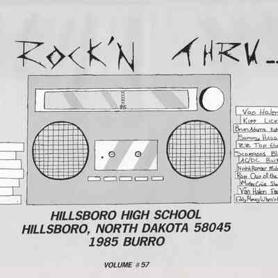 Hillsboro High School: 1985 Yearbook title page