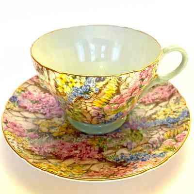 Cup and Saucer - Donated in memory of Caroline (Schultz) Peerson