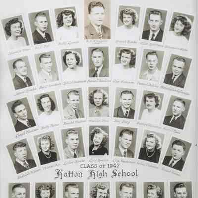 Hatton High School 1947 Class photo