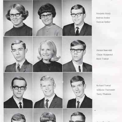 Mayville High School 1969 Yearbook: Senior photos, page 65