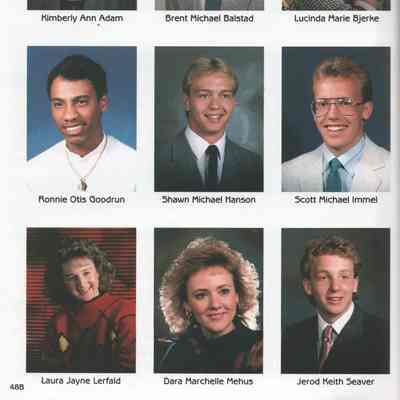 Hatton High School 1989 Yearbook: Senior photos, page 48B